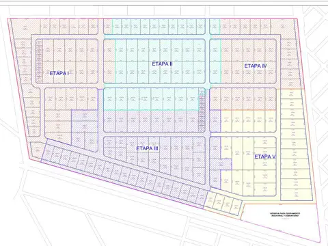 LOTE EN VENTA DE  2848 M2  - PARQUE INDUSTRIAL PITEC 2. ZONA SUR -