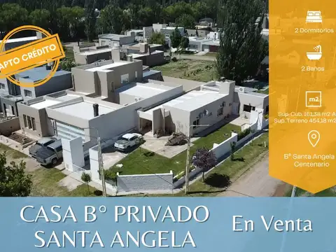 VENTA - CASA B° PRIVADO SANTA ANGELA, CENTENARIO