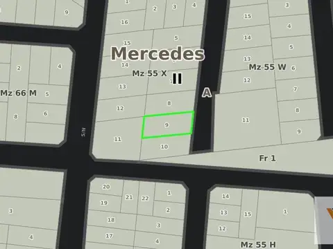 Terreno en venta - 400mts2 - Mercedes