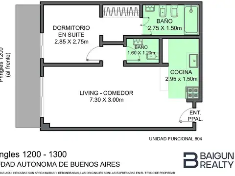 Departamento en Venta en Villa Crespo, USD 215.000