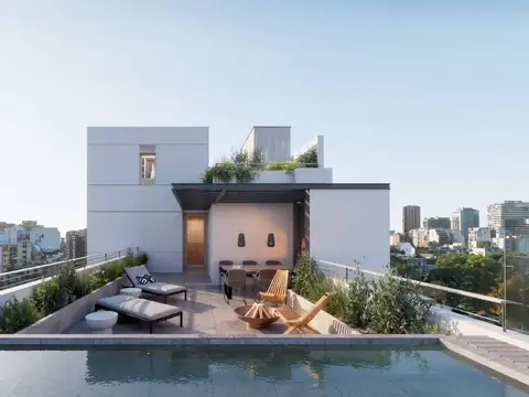 Departamento en venta 2 ambientes Duplex Terraza Propia Palermo Chico Luminoso Piso Alto