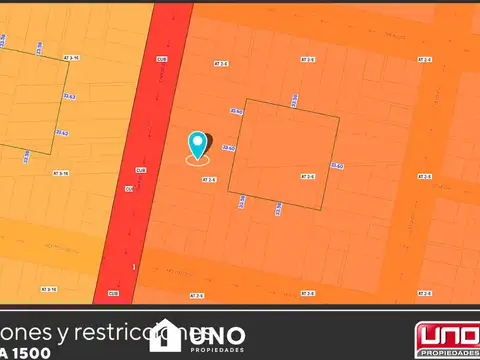 Terreno en Venta 10,40  mts Frente