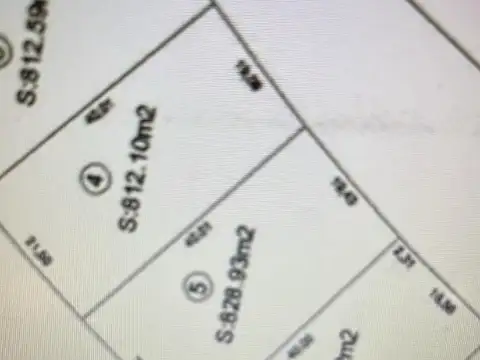 Terreno en Venta de 826,0 m2