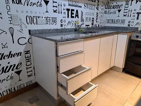 Amplio monoambiente luminoso