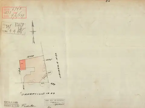 Venta terreno en ochava