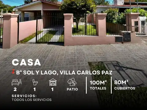 Venta Ph Remodelado 2 Dormitorios con Patio y Asador Todos los Servicios En Sol Y Lago, Carlos Paz