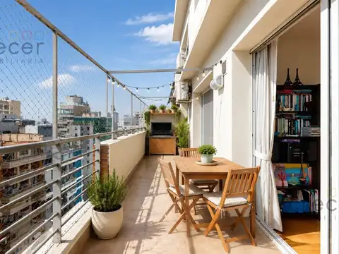 Venta semipiso 2 1/2 Ambientes con gran balcon terrazado Vista Abierta y Amenities