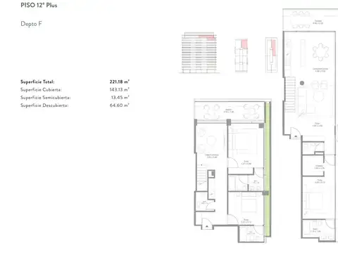Departamento en Venta de 3 dormitorios