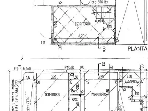 Casa 4 ambientes con 1 baño