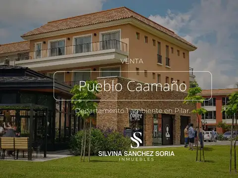 DEPARTAMENTO 2 AMBIENTES EN VENTA, PUEBLO CAAMAÑO, PILAR