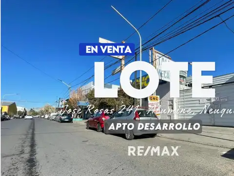 Venta lote apto desarrollo, local, galpon