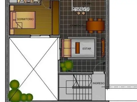 Departamento en Alquiler Apto profesional