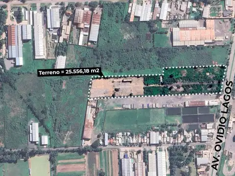 Venta terreno para uso industrial  en zona sur -