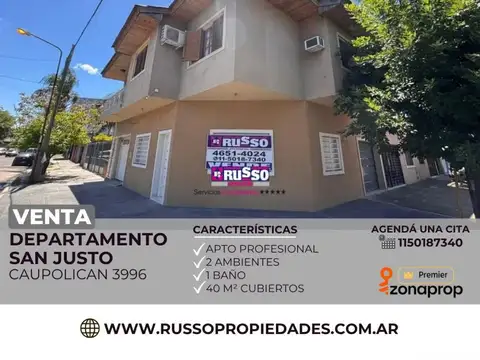 Venta PH 2 ambientes San Justo