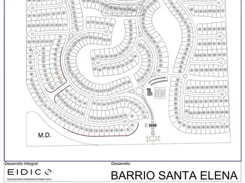 Lote Perimetral en Santa Elena Pilar del Este 550m²