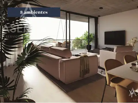 Venta Departamento en 3 Ambientes en Caballito Estilo Nordico