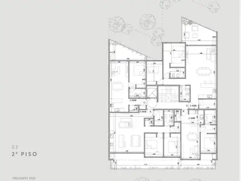 Departamento 2 ambientes con 2 baños