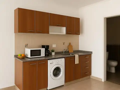 Departamento Monoambiente con 1 baño