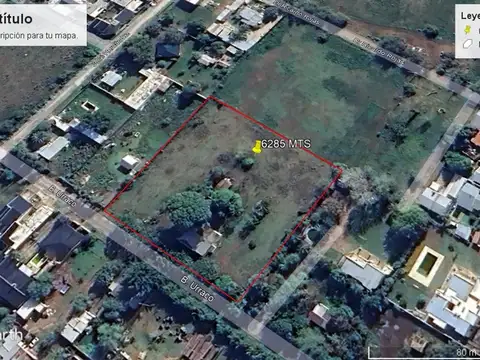 Terreno en Venta 77  mts Frente