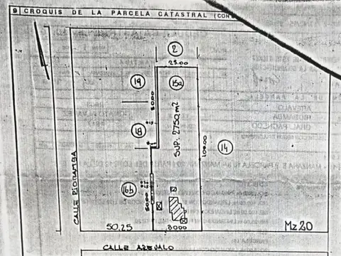 Terreno en Venta 100  mts Fondo