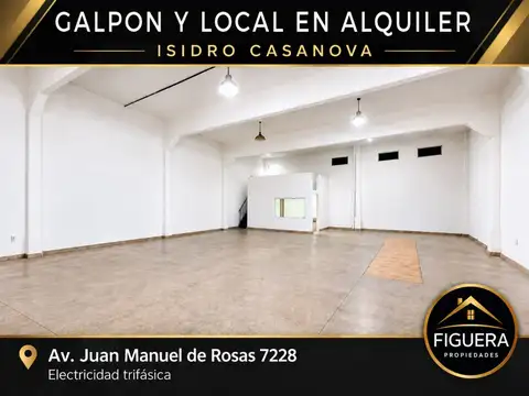 GalpÃ³n - Alquiler - Argentina, La Matanza - JUAN MANUEL DE ROSAS 7228