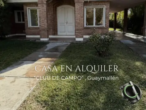 Casa en Alquiler en Countries y Barrios Cerrados en San Francisco del Monte, Guaymallén