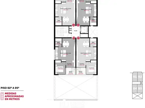 Departamento en Venta de 4 ambientes