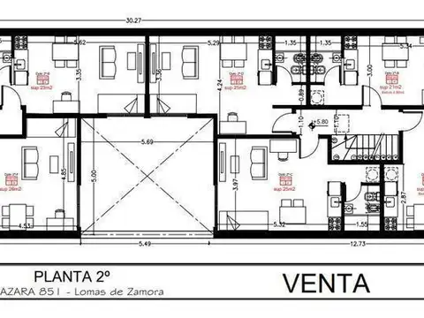 DEPARTAMENTO MONOAMBIENTE EN 2° PISO DTO F , LOMAS DE ZAMORA.