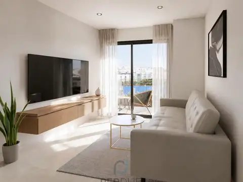 Departamento de 2 dorm en venta c/ terraza y asador