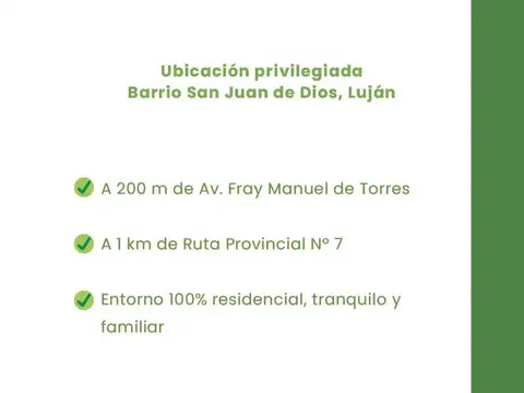 TERRENOS EN VENTA , EL NUEVO ENCANTO -LUJAN