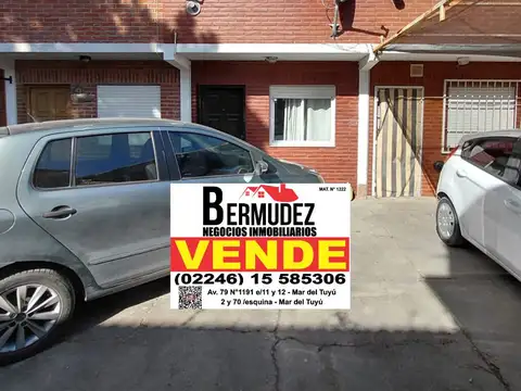 Venta Triplex 4 Ambientes Al Fondo Calle 70 Entre 3 Y 4 Mar Del Tuyu Excelente Ubicación!