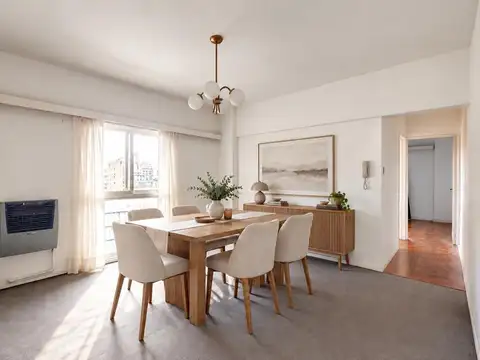 Departamento en venta, 3 amb., piso alto, muy luminoso, vistas panorámicas.