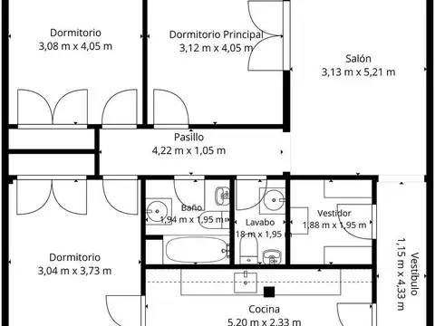 Departamento en Venta de 4 ambientes
