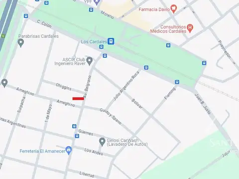 Terreno en Venta 11  mts Frente