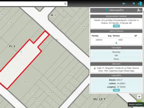 LOTE - TERRENO EN VENTA EN GONNET