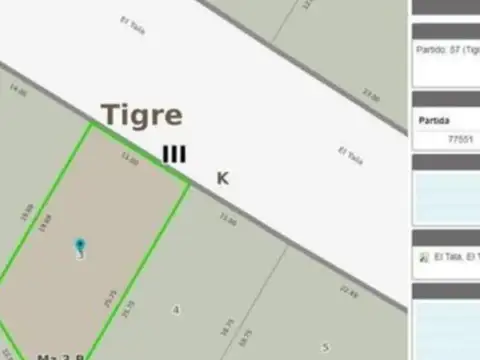 OPORTUNIDAD TERRENO EL TALAR