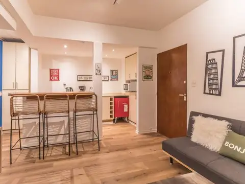 DEPARTAMENTO 2 AMB AMOBLADO. ZONA EMBAJADA EEUU. LA RURAL. PALERMO NUEVO.