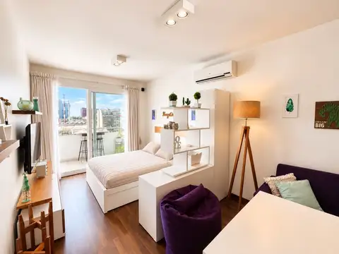 ALQUILER MONOAMBIENTE EQUIPADO CON BALCÓN BELGRANO