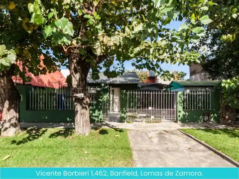 Casa En Vicente Barbieri Al 1,400, Banfield, Lomas De Zamora En Venta