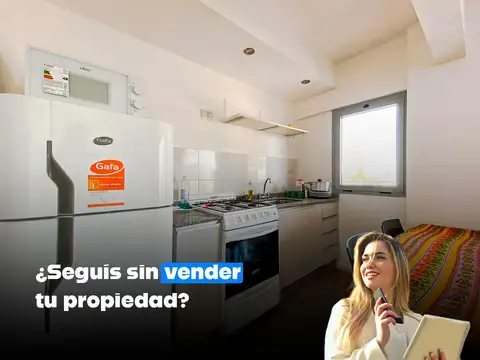 Departamento 2 ambientes con 1 baño