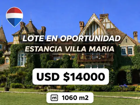 LOTE EN VENTA EN ESTANCIA VILLA MARIA