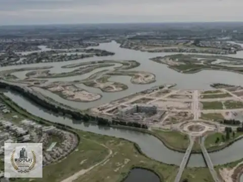 Lote al agua en los puentes nordelta | venta terreno fondo a laguna